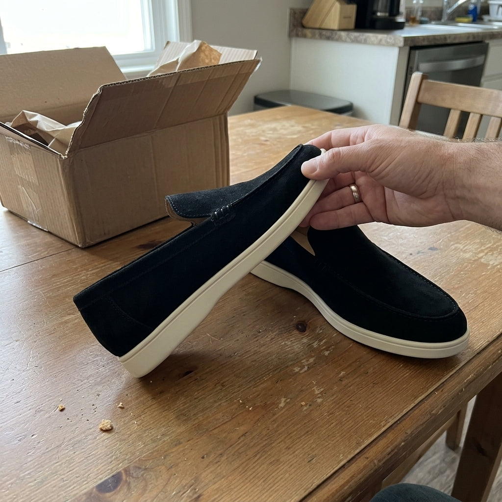 Me encantan estos mocasines. Son elegantes y se ajustan perfectamente. Ya he pedido un segundo par porque son así de buenos. No me sudan los pies incluso después de llevarlos todo el día